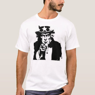 Camiseta T do tio Sam