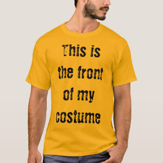 Camiseta T do traje