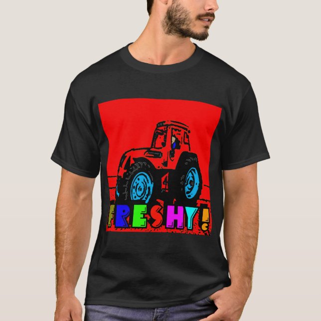 Camiseta T do trator de Freshy (Frente)