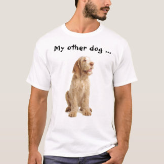 Camiseta T - do "um Spinone meu outro cão demasiado! "