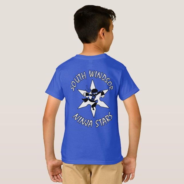 Camiseta T do uniforme da equipe (Parte Traseira Completa)