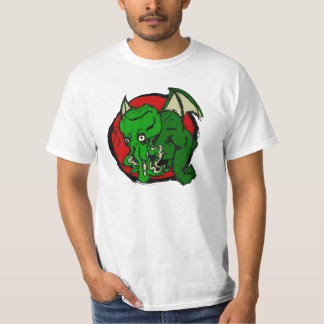 Camiseta T do valor de Cthulu
