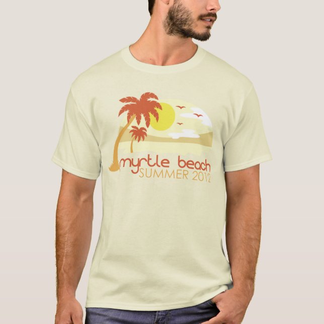 Camiseta T do VERÃO 2012 de Myrtle Beach (Frente)
