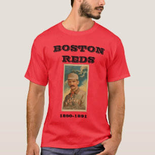 Camiseta T do vintage de Boston Reds