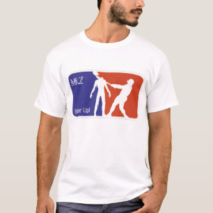 Camiseta T do zombi da liga principal