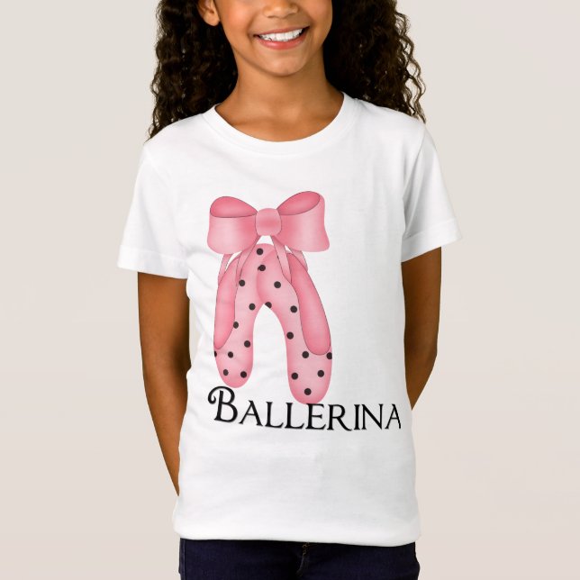 Camiseta T dos deslizadores da bailarina (Frente)
