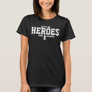 Camiseta T dos heróis