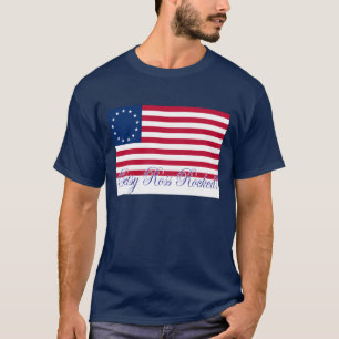 Camiseta T dos homens de Betsy Ross