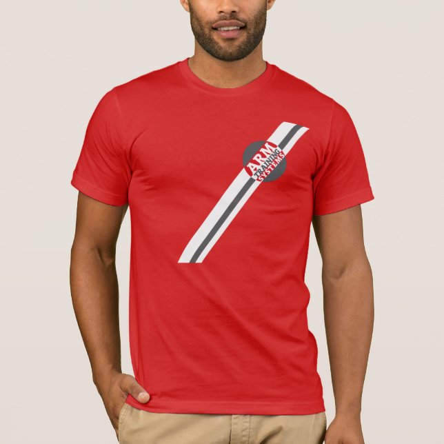 Camiseta T dos homens do BRAÇO (Frente)