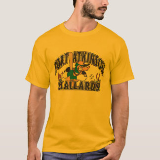 Camiseta T dos patos selvagens dos homens longos da luva