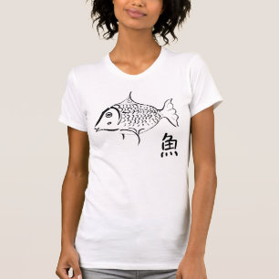 Camiseta T dos peixes