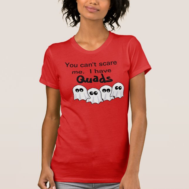 Camiseta T dos quadriláteros do Dia das Bruxas "eu tenho" (Frente)