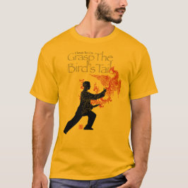 Camiseta T Dourado de Phoenix fogo" do qui de Yang TAI do "