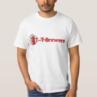 Camiseta T e cervejeiros de T