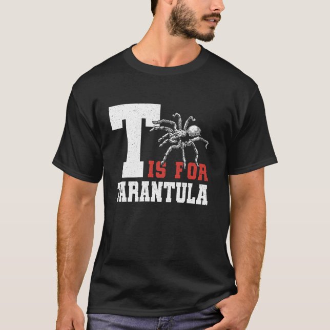 Camiseta T É Para Tarântula Aranha Pássaro (Frente)