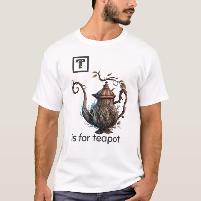Camiseta T é para Teapot T-Shirt (Frente)