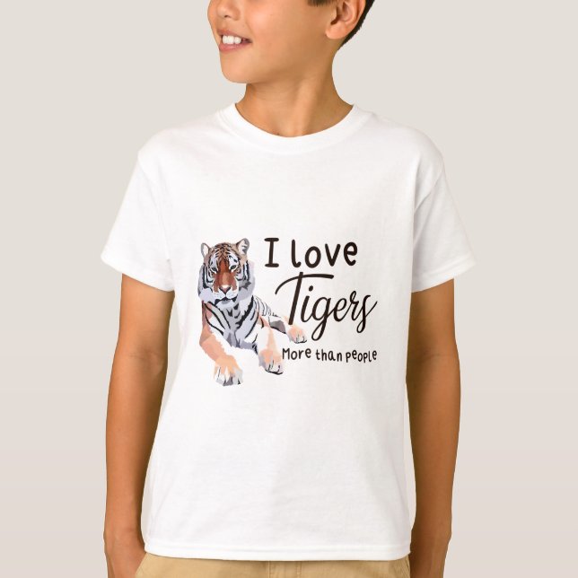 Camiseta T é para Tiger (Frente)