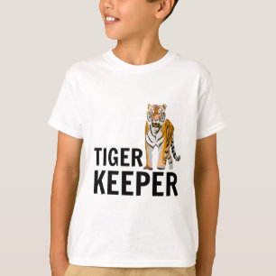 Camiseta T é para Tiger Keeper