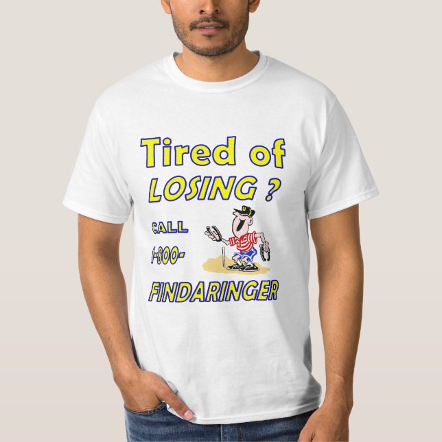 Camiseta T em ferradura do valor do lançamento (Frente)