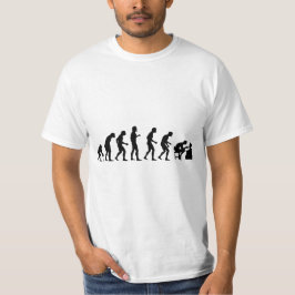 Camiseta T engraçado da evolução