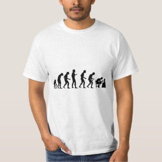 Camiseta T engraçado da evolução