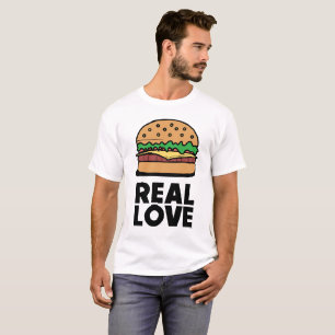 Camiseta "T engraçado dos amantes do fast food do