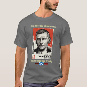Camiseta T escocês do Partido Republicano dos trabalhadores