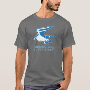 Camiseta T escuro do falcão com o gráfico claro do falcã