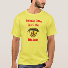 Camiseta T etíope do clube desportivo do café do papagaio
