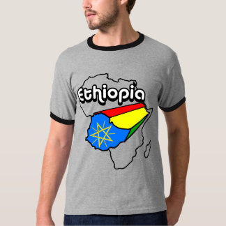 Camiseta T etíope do orgulho