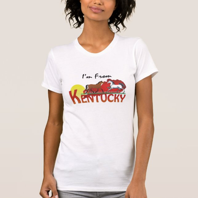 Camiseta T eu sou de Kentucky (Frente)