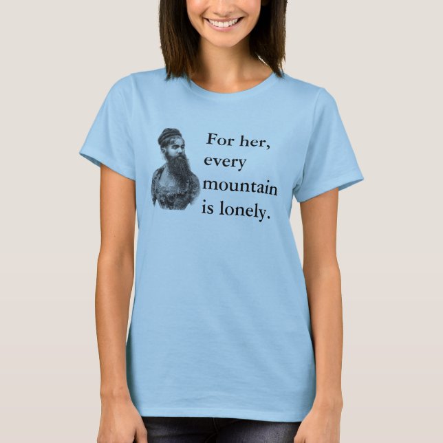 Camiseta T farpado da senhora (Frente)