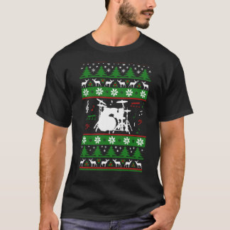 Camiseta T feio do Natal dos cilindros