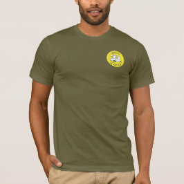 Camiseta T feliz do exército dos homens do Scamper