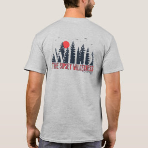 Camiseta T frente e verso da região selvagem SELVAGEM de