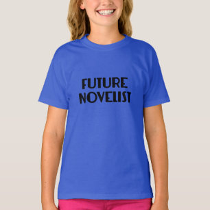 Camiseta T futuro do escritor