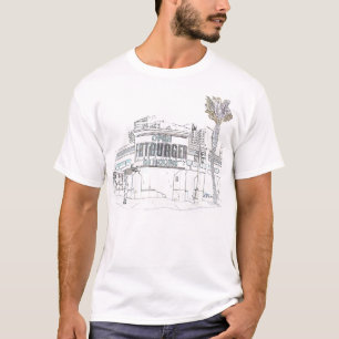 Camiseta T gordo do hamburguer