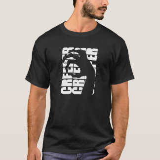 Camiseta T gráfico do Creeper - preto - pela mordaça