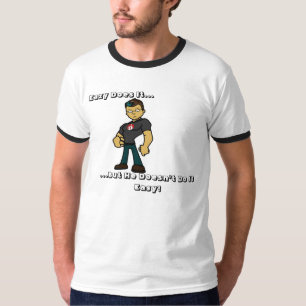 Camiseta T grande da campainha de Eazy