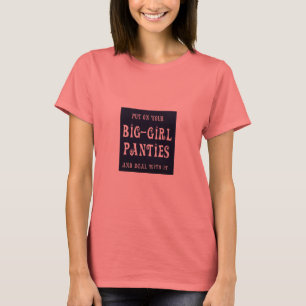 Camiseta T grande dos calcinhas da menina