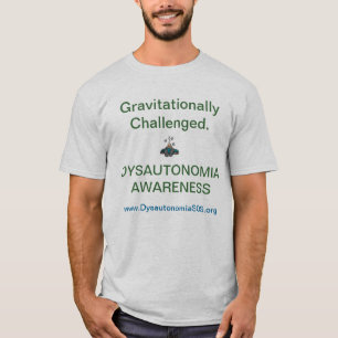 Camiseta T gravitacional desafiado