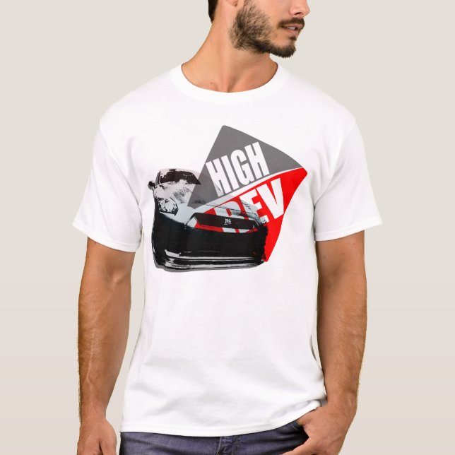 Camiseta T GTR do logotipo da hora (Frente)