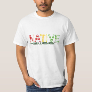 Camiseta T havaiano nativo do valor