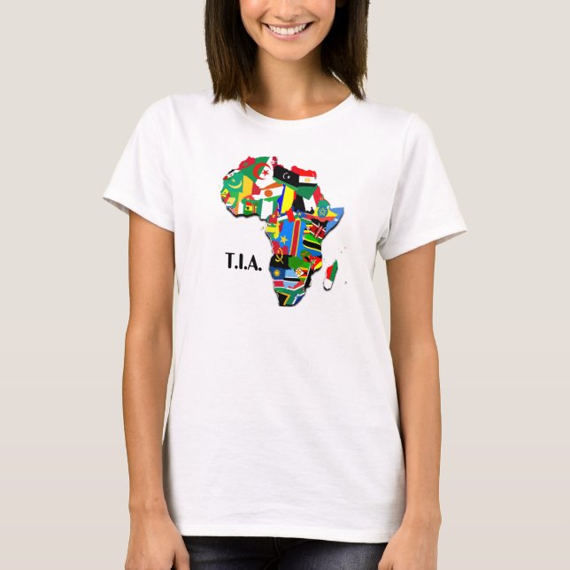 Camiseta T.I.A. Design do mapa (Frente)
