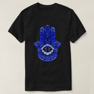 Camiseta T Indie do gráfico da arte do símbolo azul de
