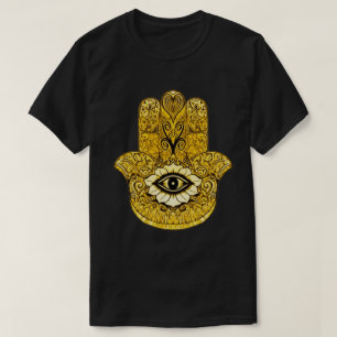 Camiseta T Indie do gráfico da arte do símbolo Dourado de
