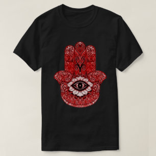 Camiseta T Indie do gráfico da arte do símbolo vermelho d
