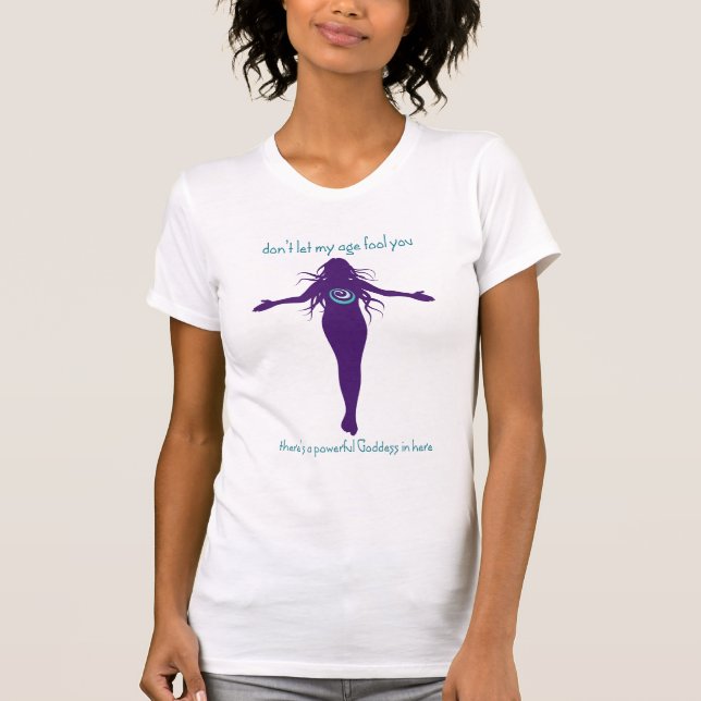Camiseta T interno da deusa da rapariga (Frente)