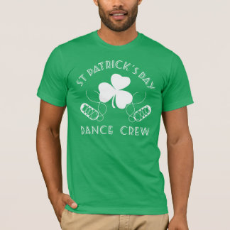 Camiseta T irlandês da dança do grupo da dança do Dia de
