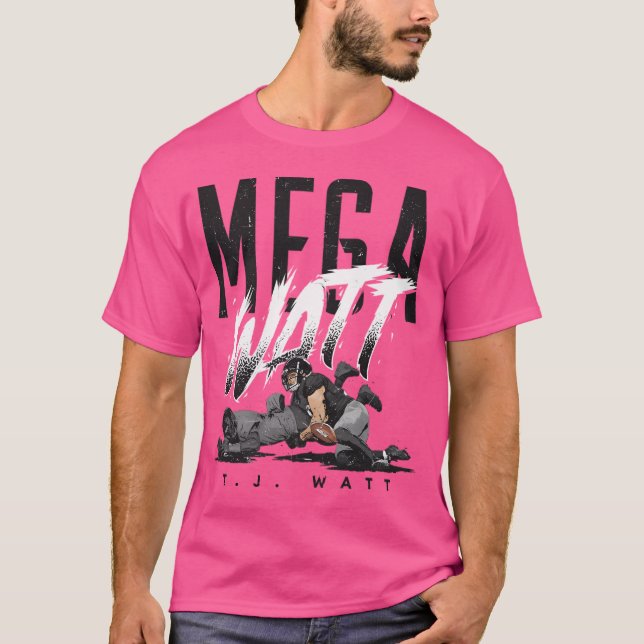 Camiseta T.J. Watt Pittsburgh Mega Watt (Frente)